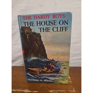 The Hardy Boys The House On The Cliff Hardcover Book #2 Franklin W. Dixon 1959